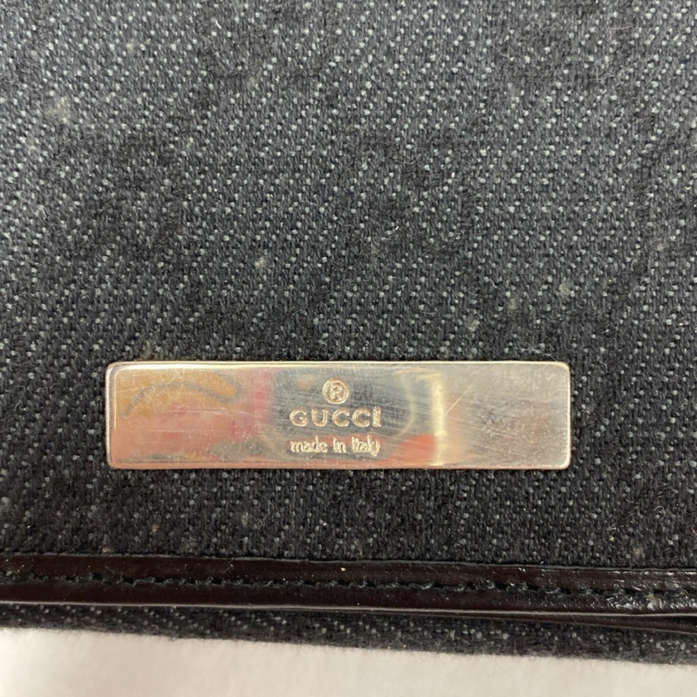 Gucci brand clutch. Color: black - Picture 2 of 8